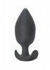 Plug Anal plug with misplaced center of gravity Spice it up Insatiable Dark Grey